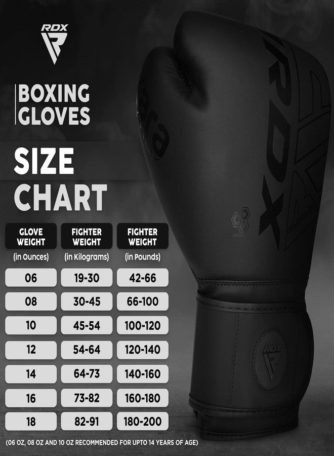 RDX - Boxing Gloves Muay - Thai Training Maya Hide Leather Kara Pro Sparring Kickboxing MMA Boxing Gloves for Punch Bag Bear Paw Training Men Women Adult 8 10 12 14 16oz - Image 3