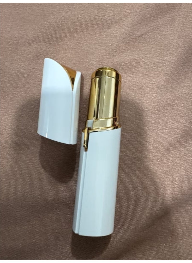 Flawless Electric Facial Hair Remover for Women Precision Painless Trimmer White/Gold - Image 4