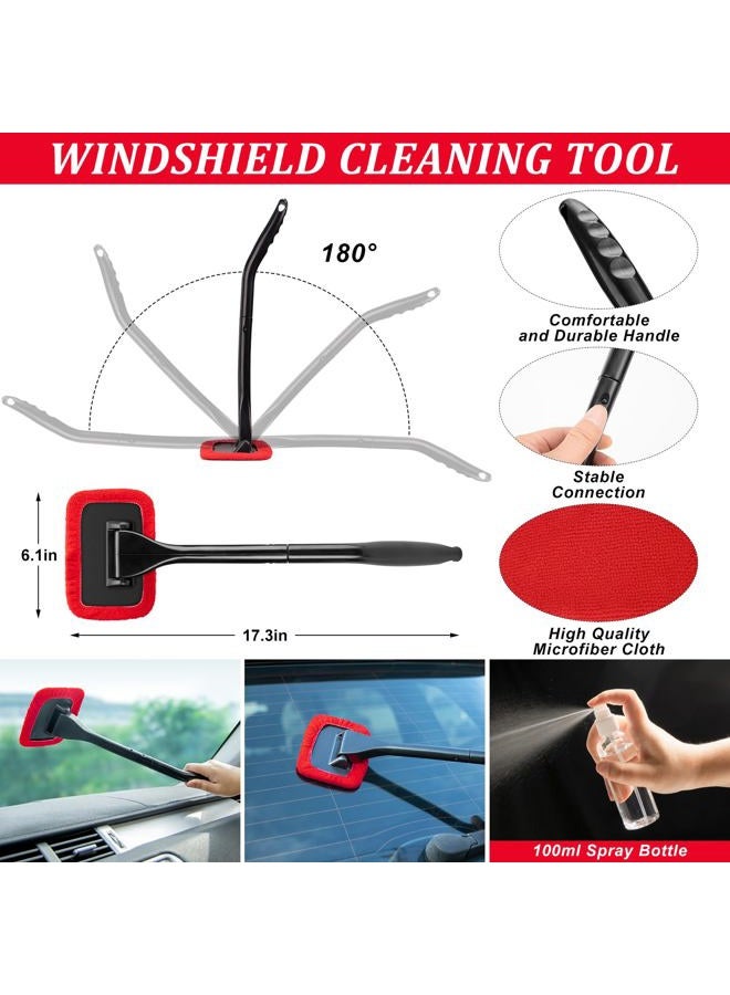 GPUSFAK 46Pcs Car Wash Cleaning Kit with Foam Gun Sprayer Detailing Brushes Car Vacuum Collapsible Bucket Windshield Cleaning Tool Tire Brush Towels Complete Interior Exterior Detailing Set for Car - Image 5