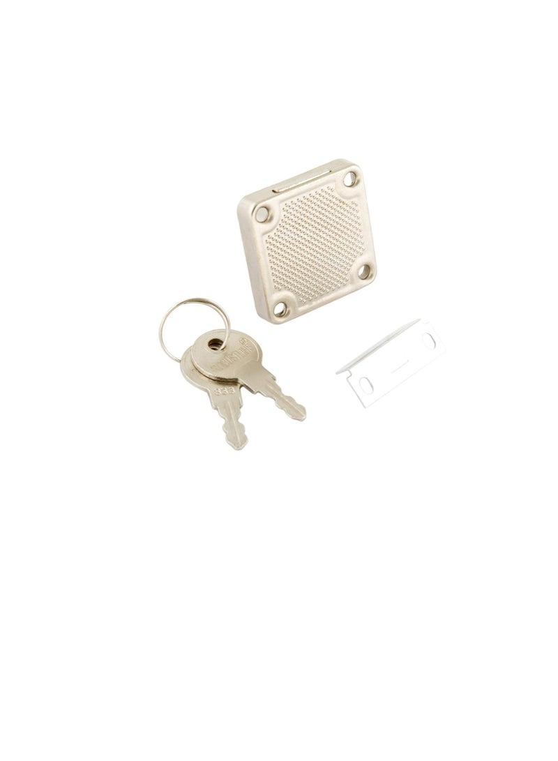 ROBUSTLINE Robustline Drawer Lock Single Turn Normal Key | Chrome Plated | 22 mm  - Image 2