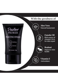 DAZLLER Dazller Primer 30g Smoothens Pores Mattifying Transfer proof Paraben free  - Image 3
