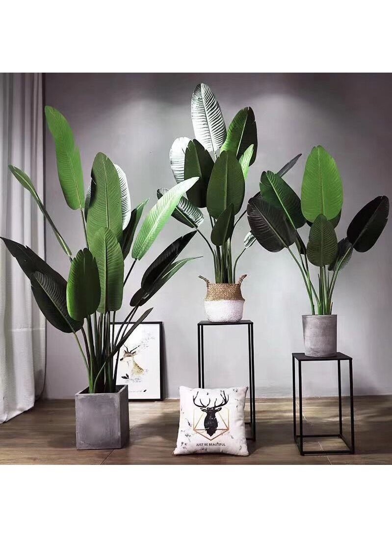 MAPLE HOME DECORATION Maple Home Fake Plant Artificial Tree Faux Tree Birds of Paradise Banana Leaf Indoor Outdoor Home Office Decoration  - Image 4