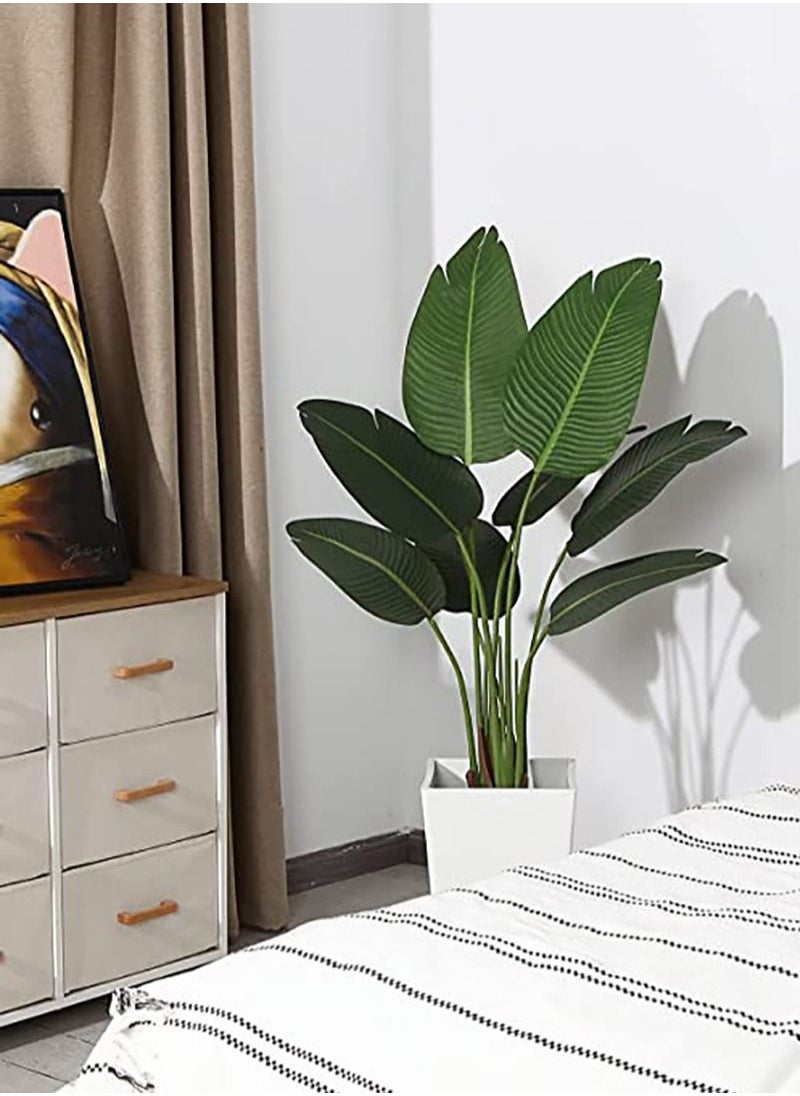 MAPLE HOME DECORATION Maple Home Fake Plant Artificial Tree Faux Tree Birds of Paradise Banana Leaf Indoor Outdoor Home Office Decoration  - Image 5