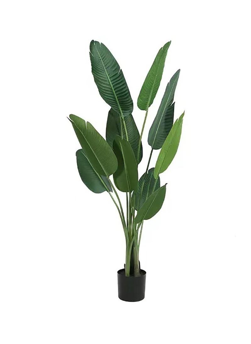 MAPLE HOME DECORATION Maple Home Fake Plant Artificial Tree Faux Tree Birds of Paradise Banana Leaf Indoor Outdoor Home Office Decoration  - Image 1