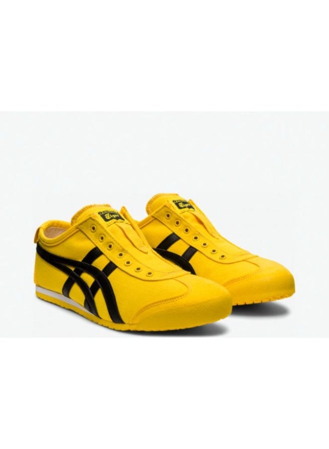 Onitsuka Tiger MEXICO 66 Slip-On Canvas Casual Colorblock Yellow/Black - Image 2