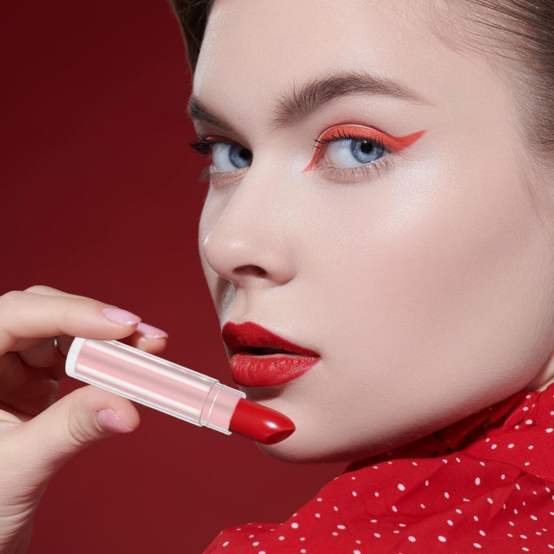 Street27 ® 25 قطعة أنابيب بلسم شفاه 5 جرام قابلة للدوران، زجاجات بلاستيكية فارغة شفافة لإعادة تعبئة بلسم الشفاه، حاويات تجميلية مع أغطية لأقلام الشفاه محلية الصنع (25) - Image 4