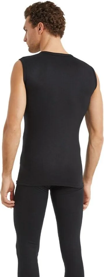 بلاك سباد V Neck Thermal Undershirt Unisex Underwear Black C3T4N2O9