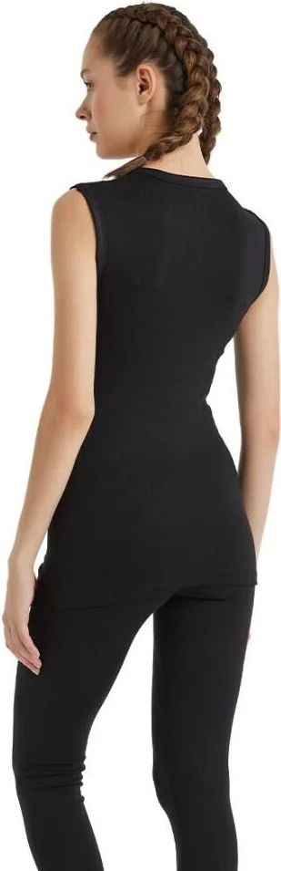 بلاك سباد V Neck Thermal Undershirt Unisex Underwear Black C3T4N2O9