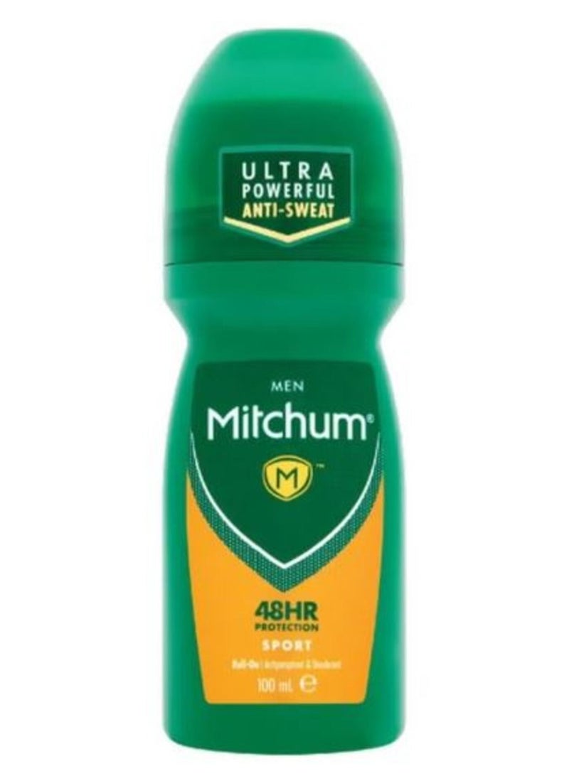 ميتشوم مزيل عرق ومضاد تعرق رياضي للرجال بحماية تدوم 48 ساعة، 100 مل