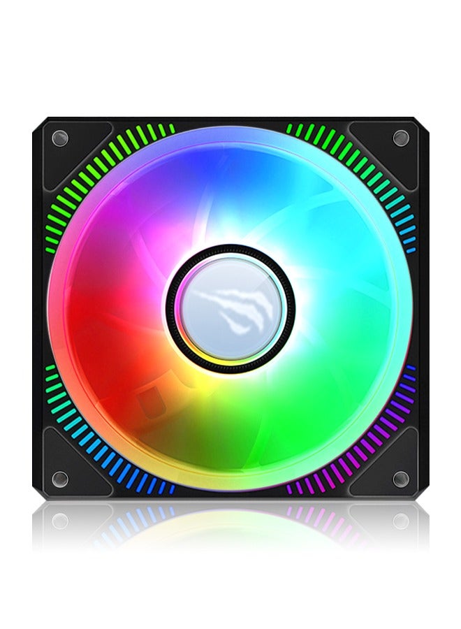 havit ARGB CPU Air Cooler CPU Fan Computer cooling fan Intelligent temperature contro, High Wind Volume, Low Noise, Suitable for Gamers  - Image 1
