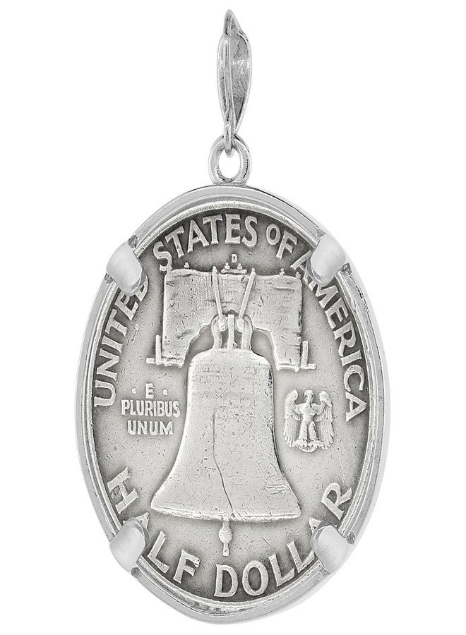 سابرينا سيلفر إطار من الفضة الإسترلينية لعملات نصف دولار، قطر 30 مم، ظهر مدبب، حافة مستديرة، عملة 50 سنتًا غير متضمنة - Image 4