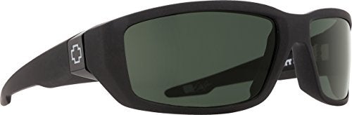 Spy Optic Dirty MO Sunglasses, Black/Happy Gray/Green Polar - Image 1