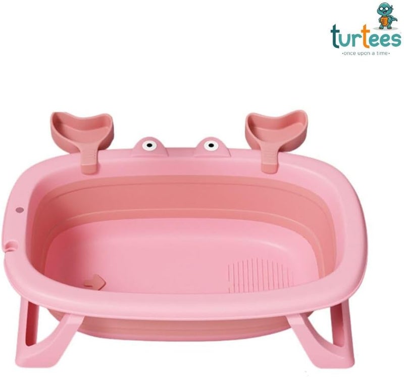 Turtees Portable Baby Bath Tub - Collapsible Toddler Bath Tub for Kids - Image 3