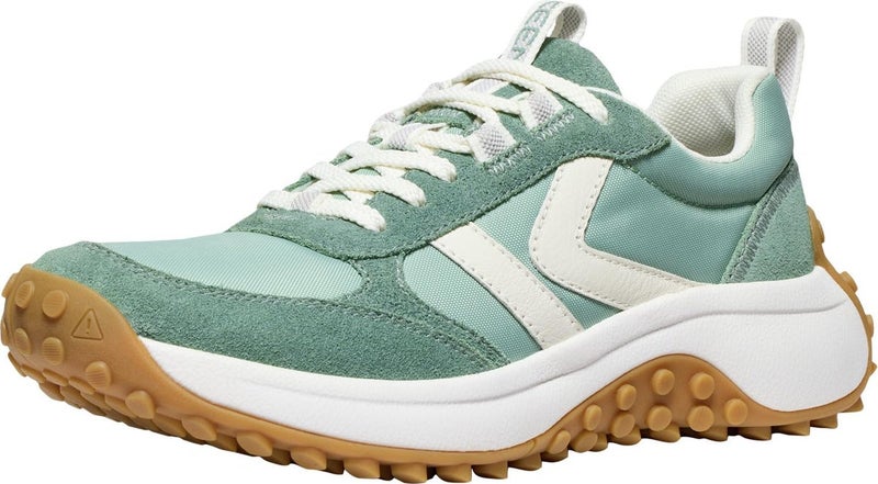 KEEN Women's KS86 Comfortable Durable Retro Style Sneakers, Dark Forest/Star White, 8.5 - Image 1