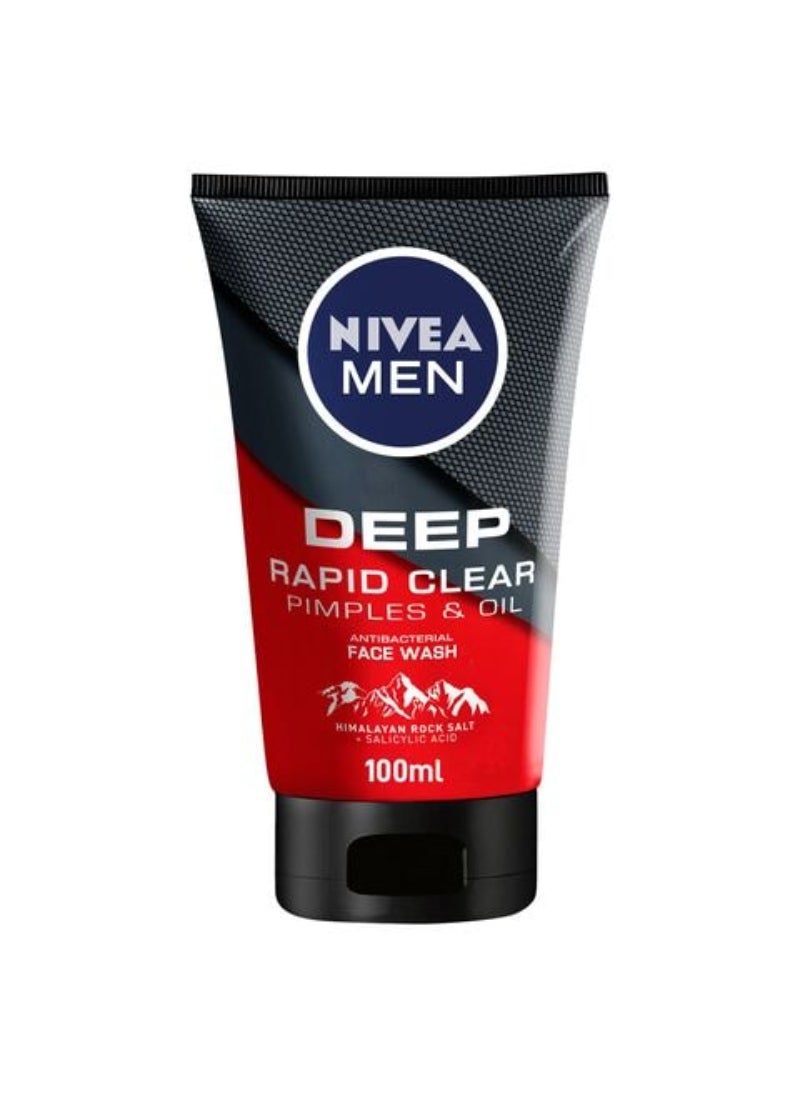 NIVEA MEN Deep Pimples And Oil Anti-Bacterial Face Wash 100ml - pzsku/ZFBAEC48300E77FE26CFAZ/45/_/1710410349/22065480-2a22-44b2-9a77-c7ee356f94c4