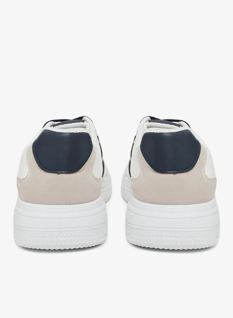 Styli  Men Off White Contrast Panel Sneakers for Men | Best Price UAE