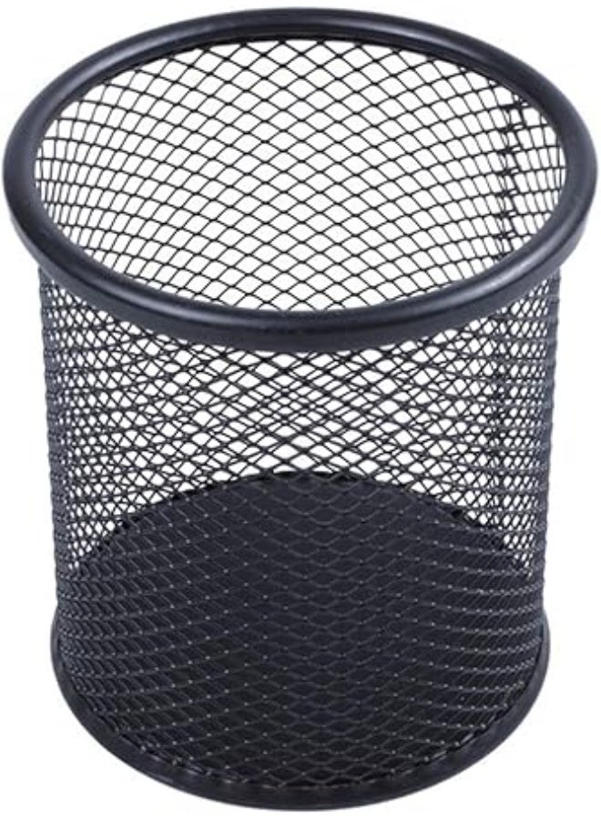 حامل أقلام بنمط معدني أسود - Image 1