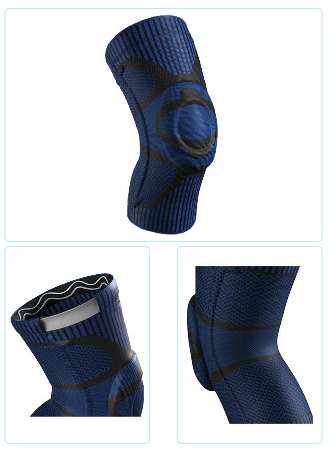 Polish'D Silicone Shock Absorbing Knee Support Multi Purpose Knee Brace, Knee Supporter for Men are Comfortable and Breathable Knee Pads That Relieve Knee Pressure  - Image 5