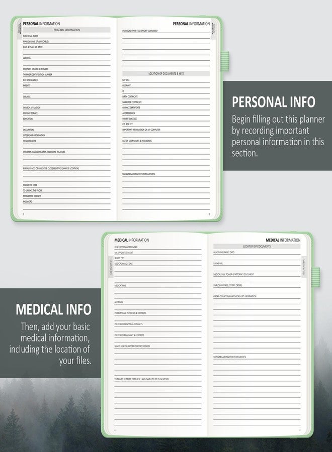 BIROYAL End of Life Planner - Final Arrangements Organizer for Beneficiary, Will Preparation, Last Wishes & Funeral Planning, A5 (Purple) - Image 4