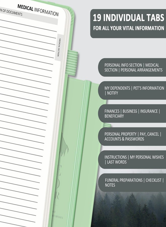 BIROYAL End of Life Planner - Final Arrangements Organizer for Beneficiary, Will Preparation, Last Wishes & Funeral Planning, A5 (Purple) - Image 3