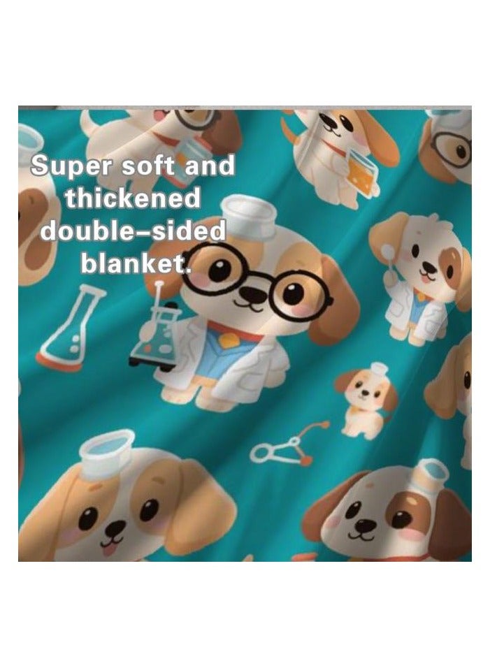 general Flannel thin blanket (warm and comfortable, suitable for sleep, gaming, dust removal and sandproof) 150cm*200cm - 758 - Image 1