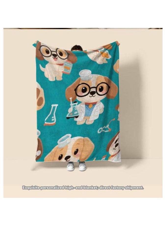 general Flannel thin blanket (warm and comfortable, suitable for sleep, gaming, dust removal and sandproof) 150cm*200cm - 758 - Image 3