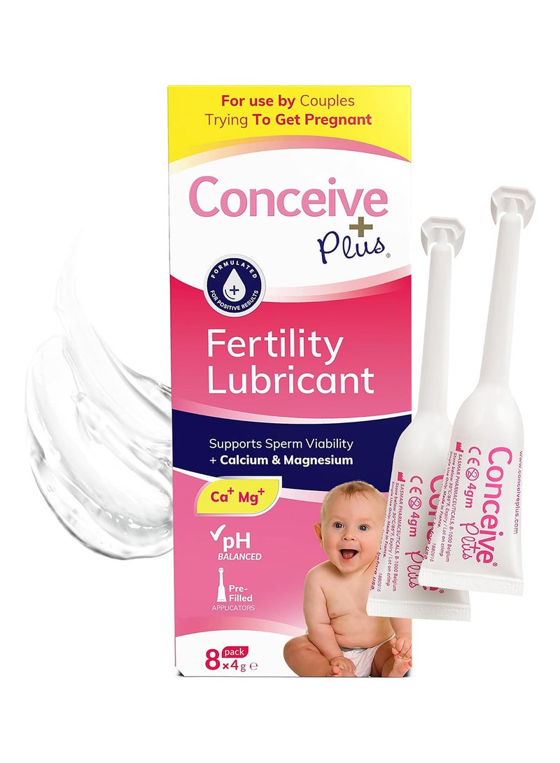 Conceive Plus Fertility Lubricant For Women Trying To Get Pregnant 8 X 4G Prefilled Applicators  - Image 1