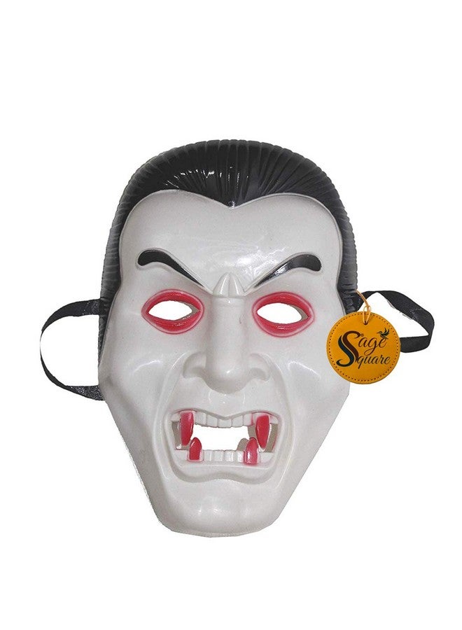سايج سكوير قناع وجه سايج سكوير مصاص دماء كوميدي، قناع فوكس، طبعة مجهولة، قناع وجه مثالي، مناسب لحفلات الهالوين والهولي (عبوة من قطعة واحدة) - Image 2