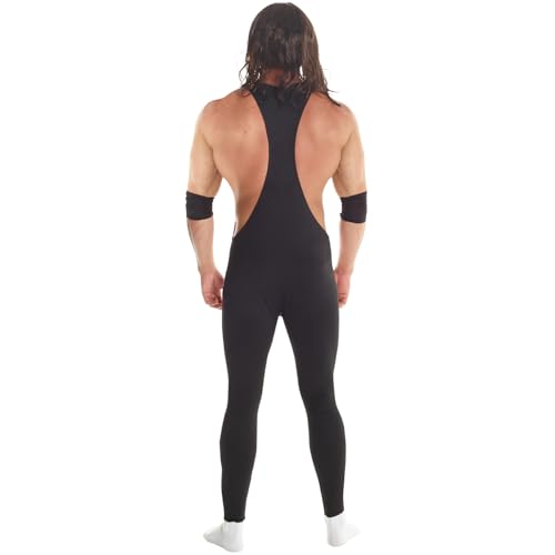 Morph Bret Hart Costume, Bret the Hitman Hart WWE Costume Adult, Wrestling Costumes for Men, Halloween Costumes for Men, Large - Image 5