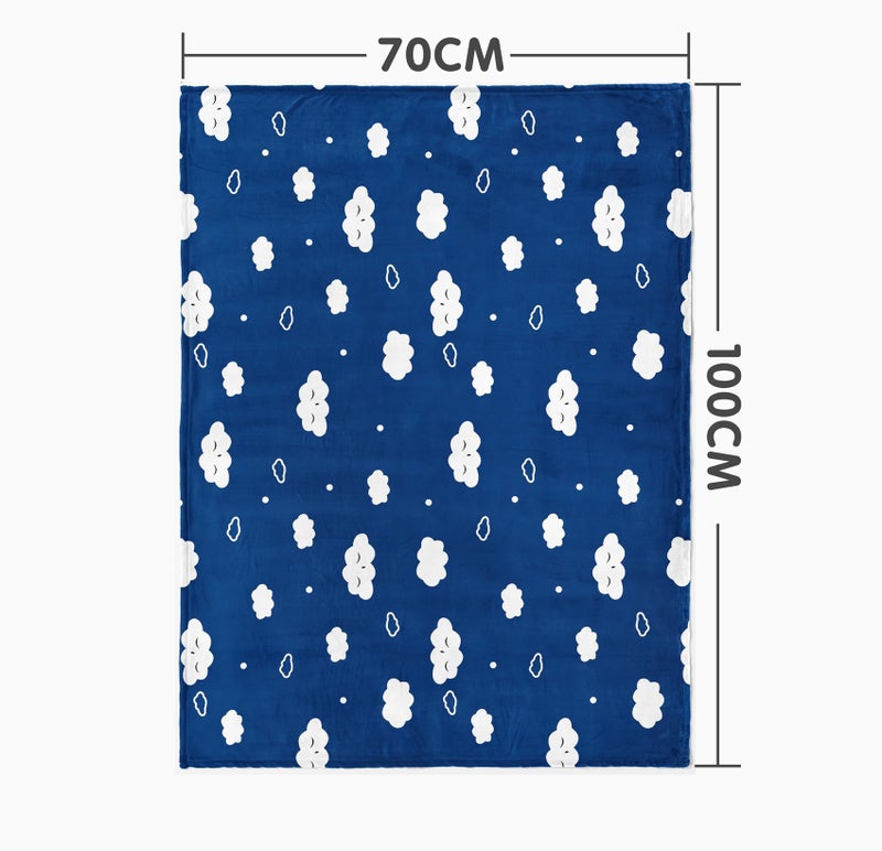 1ST STEP New Born Baby Blanket All Season Printed Single Super Soft Wrapper Sheet for AC Room for Baby Boys, Baby Girls, Babies (Cloud, 70 X 100 cms) - Image 2