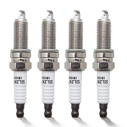X4XZ Double Iridium Spark Plug Compatible with 2010-2018 HYUNDAI Elantra Tucson Azera SANTA FE/Kia Sorento Forte Sedona Rondo Soul Cadenza/Honda Civic Insigth/ACURA ILX 9723 SILZKR7B11 (Pack of 4) - Image 1
