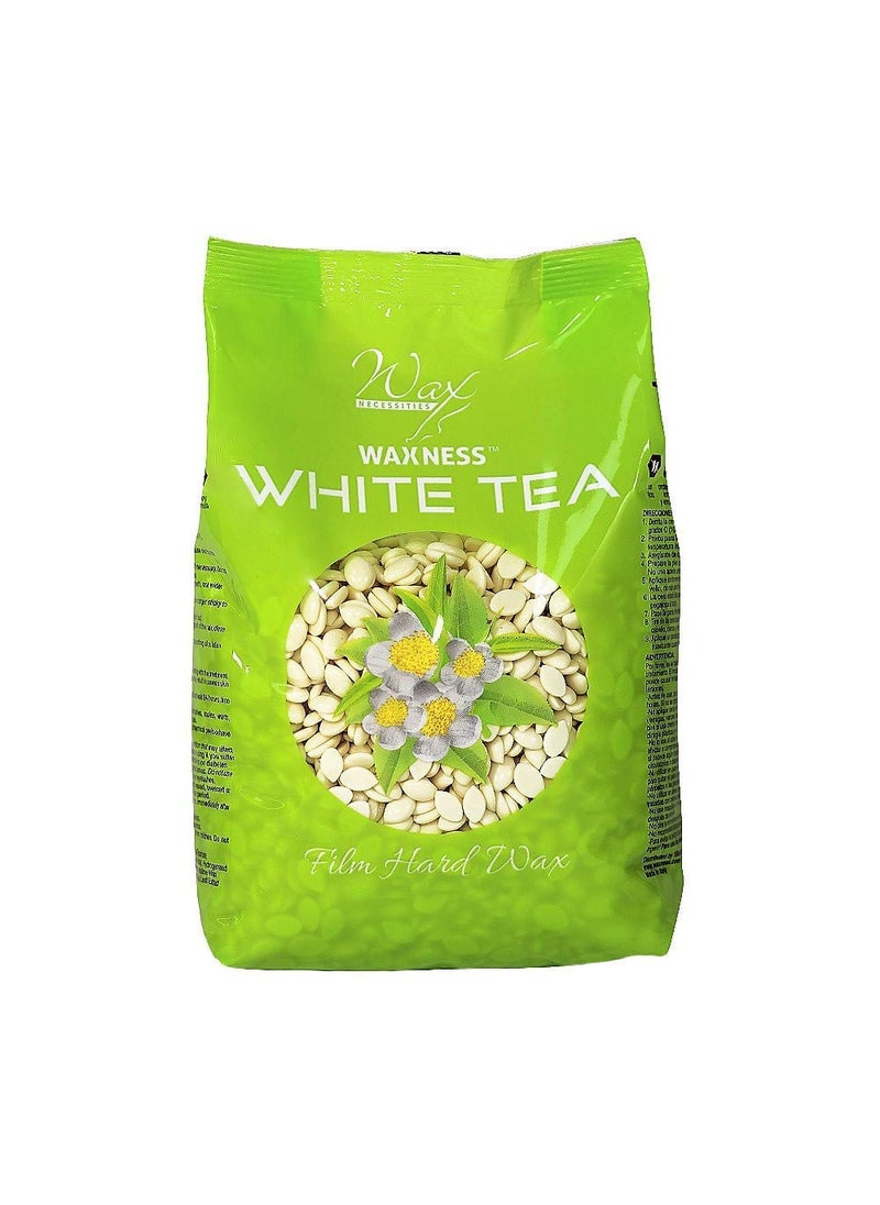 wax necessities Waxness Hard Wax Beads White Tea Cream 1.1 Pound 