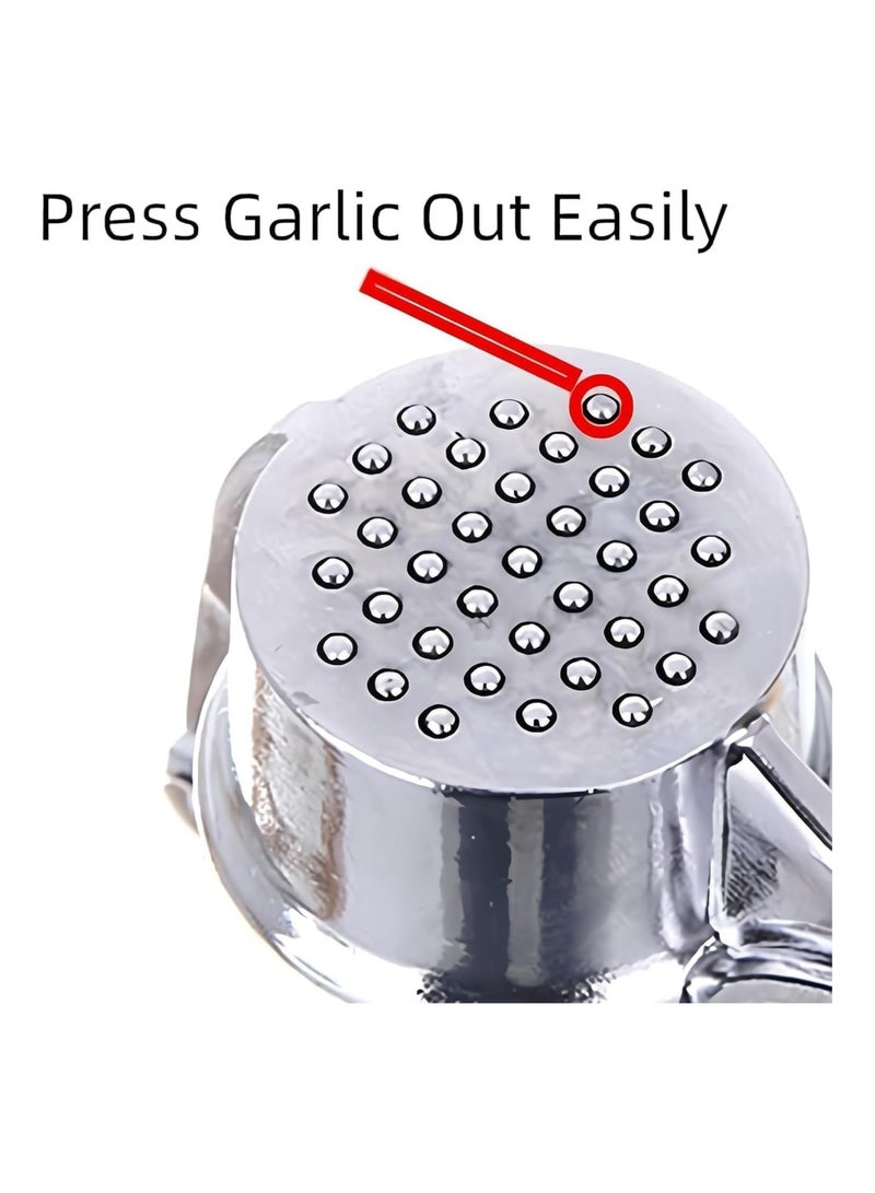 Metal Garlic & Ginger Press - High Performance and Excellent Efficiency - Ergonomic Design and Easy to Clean, Ideal for Daily Use  - Image 3