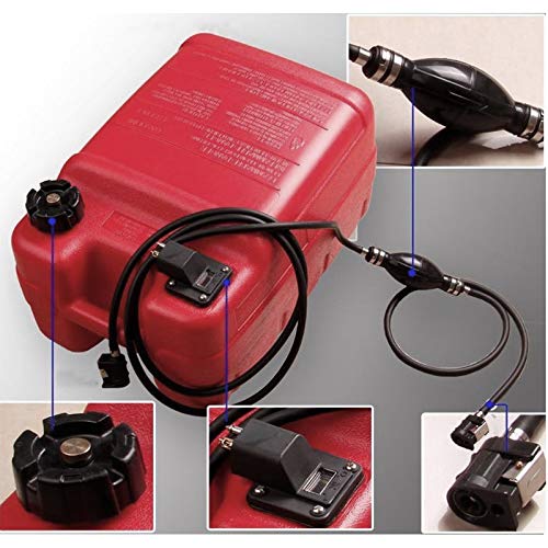 SING F LTD 5/16" 8mm Fuel Line Hose with Connector Compatible with Yamaha Mariner Johnson Mercury OMC Boat RV Caravan Marine Tractor Motor Vehicle - Image 3