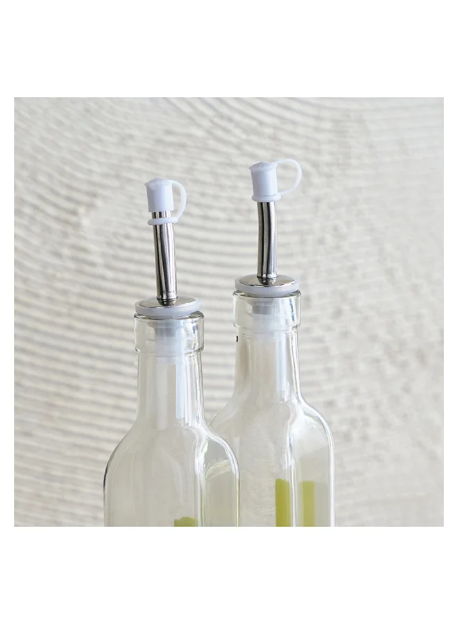 Home Box Barwell 2-Piece Bottle Stopper and Pourer Set 2.8 x 9.5 x 2.8 cm