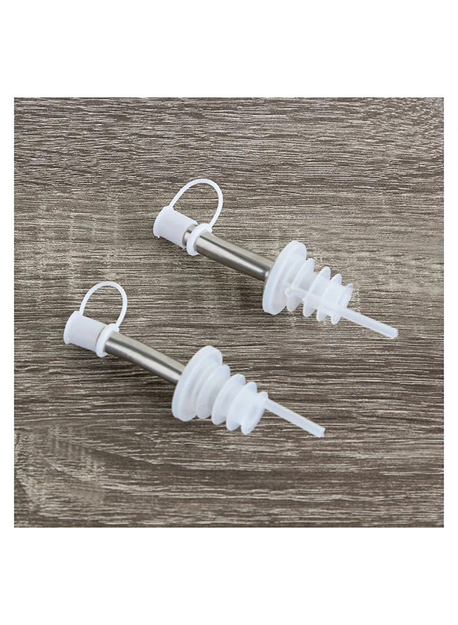 Home Box Barwell 2-Piece Bottle Stopper and Pourer Set 2.8 x 9.5 x 2.8 cm