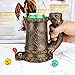 AUSPDICE DND Dice Tower with Wolf Totem DesignHandcrafted Dice Rolling Tower RPG AccessoryDurable Plastic RolePlaying Game Dice Holder Pen Organizer Beverage Rack for TTRPG More FF287C Bronze - Image 4