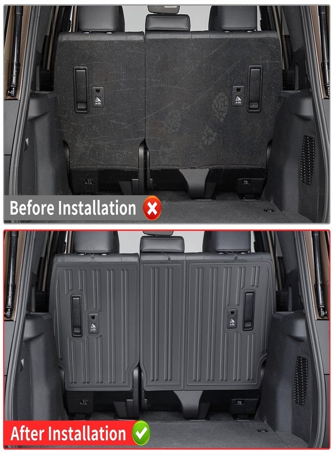 LaIIker 2 PCs Seat Back Protective Pad for 2024 2025 2026 Toyota Land Cruiser 250 1958 Prado Lc250 Rear Chair Anti-Kick Scratch Panel Interior Modification Accessories 2025 Land Cruiser Accessories - Image 3