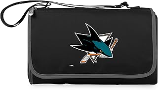 PICNIC TIME PICNIC TIME NHL San Jose Sharks Outdoor Picnic Blanket Tote  - Image 1