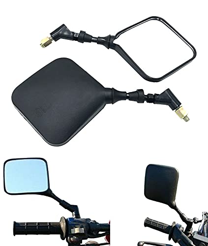 Earlyred Dual Sport Motorcycle Rear View Mirror Rearview Side Mirrors Compatible with Suzuki DRZ400 DR650 DR650S DR 650 500 400 370 350 250 200 125 100 50 DRZ 400 Moto Accessories 10MM - Image 5