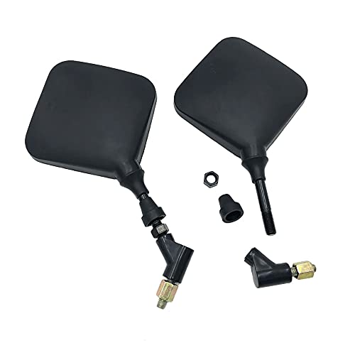 Earlyred Dual Sport Motorcycle Rear View Mirror Rearview Side Mirrors Compatible with Suzuki DRZ400 DR650 DR650S DR 650 500 400 370 350 250 200 125 100 50 DRZ 400 Moto Accessories 10MM - Image 4