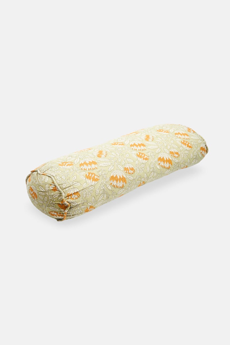 Muy Mucho Removable Cover Bolster Cushion 50 x 15 cm, Green  - Image 2