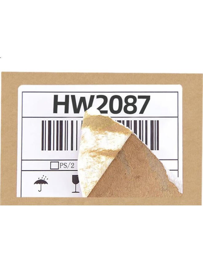 Huiwei A4 Matte Sticker Printing Paper Copperplate Sticker Matte Back Adhesive Paper Label Sticker A4 Inkjet Printing Sticker 100 Sheets/ Pack - Image 3