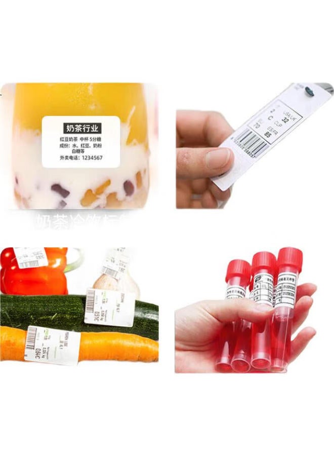 Huiwei A4 Matte Sticker Printing Paper Copperplate Sticker Matte Back Adhesive Paper Label Sticker A4 Inkjet Printing Sticker 100 Sheets/ Pack - Image 1