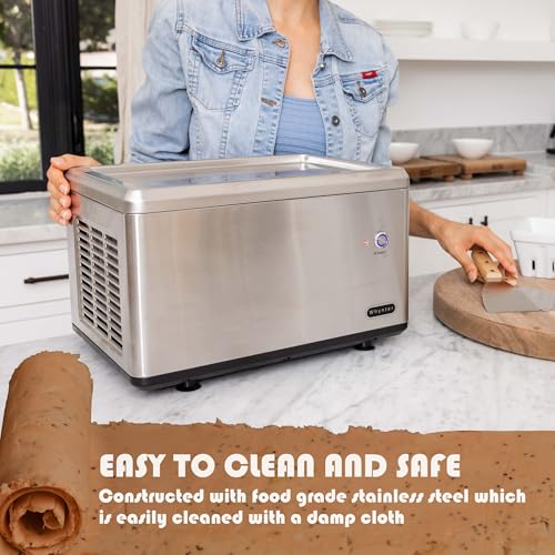 Whynter ICR-300SS 0.5-Quart Stainless Steel Rolled Ice Cream Maker With Compressor - Image 5
