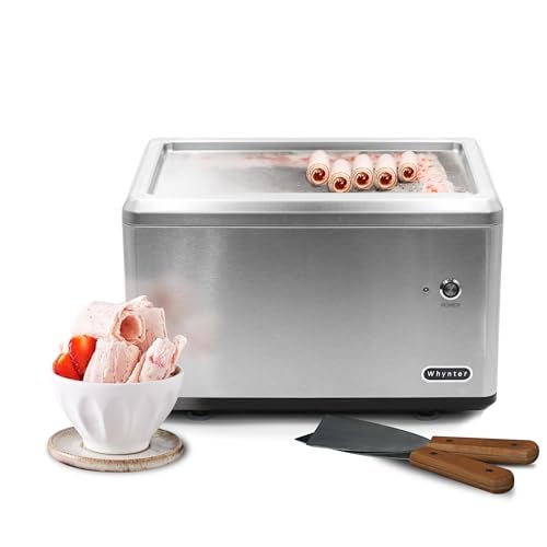 Whynter ICR-300SS 0.5-Quart Stainless Steel Rolled Ice Cream Maker With Compressor - Image 1