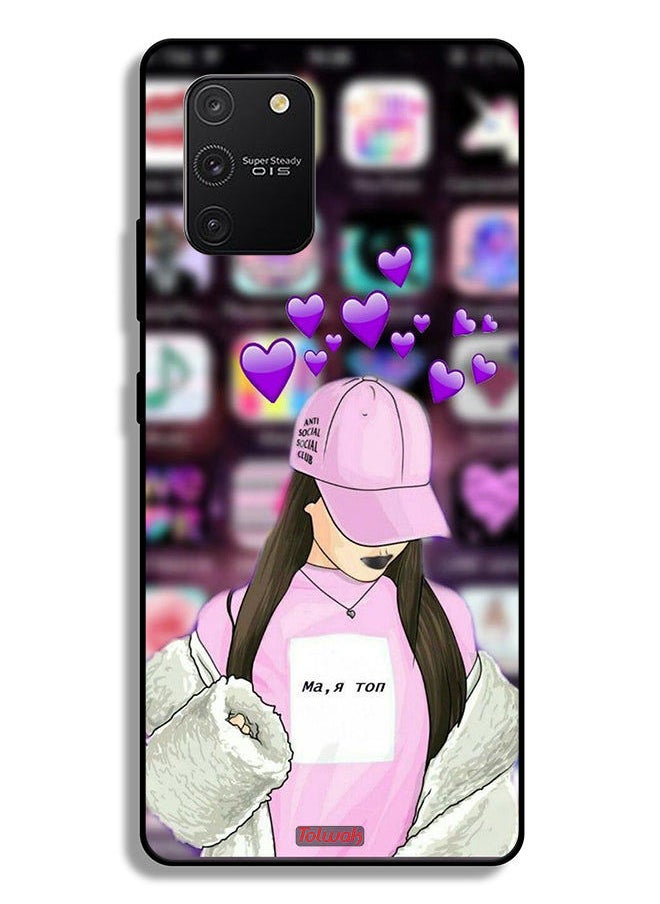 Tolwak Samsung Galaxy S10 Lite Protective Case Cover Anti Social Club  - Image 2