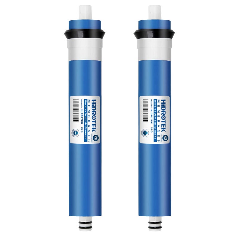 Geekpure Reverse Osmosis RO Membrane 75 GPD NSF CertificatedWater Filter ReplacementPack 2