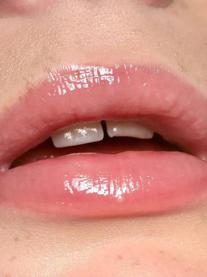 REFY Lip Gloss - Blush (Light, neutral pink) + Bonus Premium Korean Hydrating Sheet Masque - Image 2