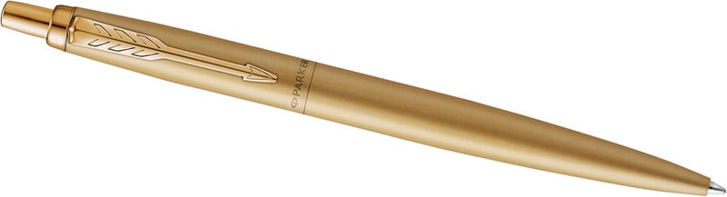 Parker Jotter XL Ballpoint Pen Monochrome Matte Gold Medium Point Blue Ink Gift Box - Image 1